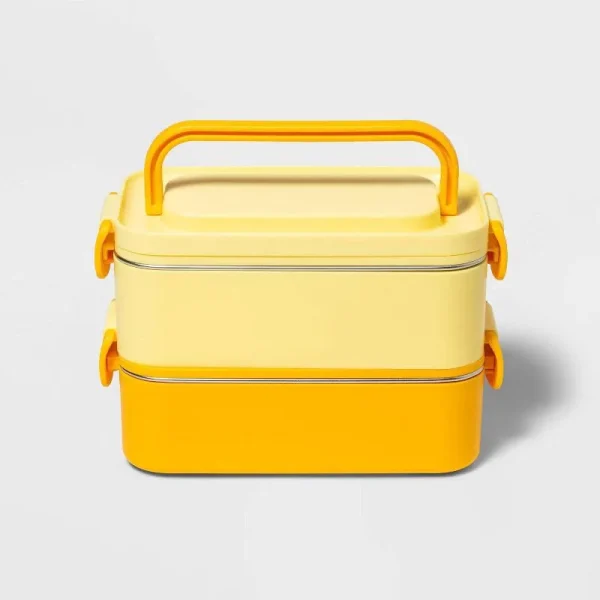 Stainless Steel Bento Box Yellow - Sun Squad