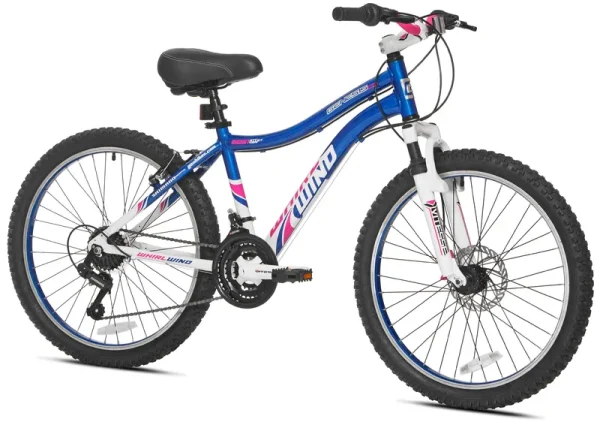 24 Whirlwind Girl's Mountain Bike.Tween/Adult. Blue