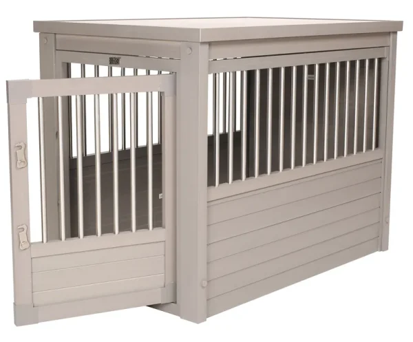 Ecoflex® Dog Crate End Table - Grey Large