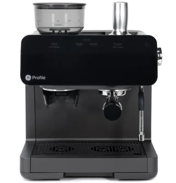 GE Profile Semi Automatic Espresso Machine + Frother - Black