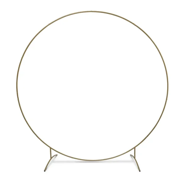 Celebrate It Decorative Wedding Arch - Gold - 7.5 ft