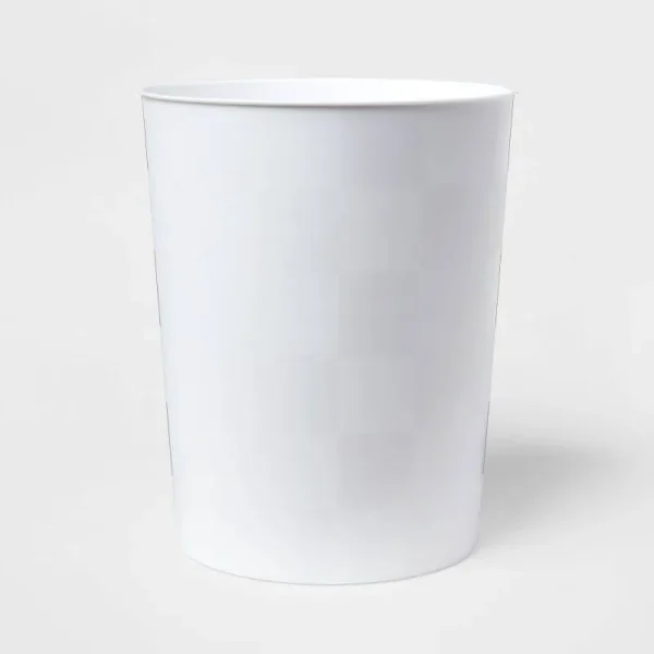 Wastebasket White - Room Essentials