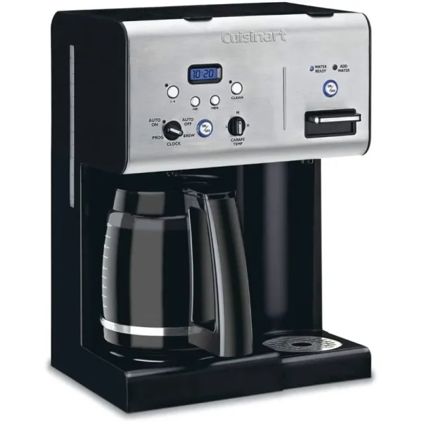 Cuisinart Coffee Plus 12-Cup Programmable Coffeemaker Hot Water System