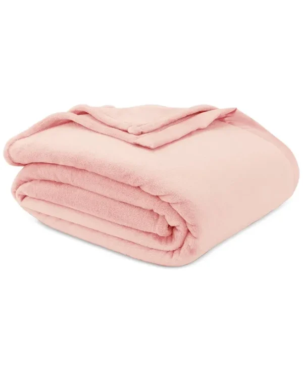 Berkshire Classic Velvety Plush Full/Queen Blanket, Created for Macy's - Rose Smoke