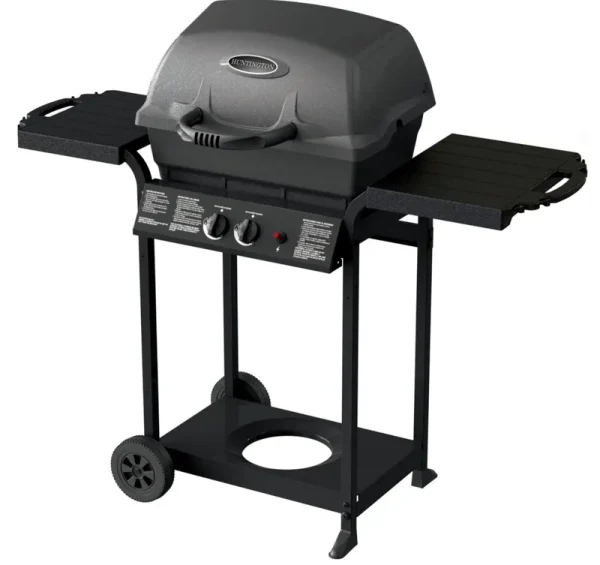 Huntington 2-Burner LP Gas Grill Black