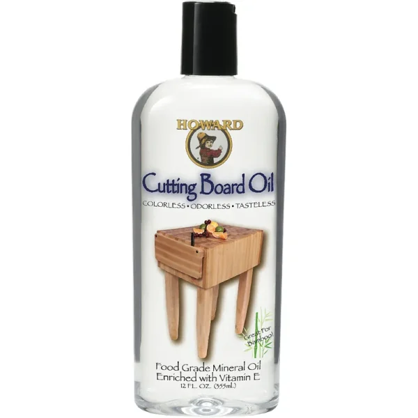Howard Butcher Block and Cutting Board Oil - 12 fl oz bottle