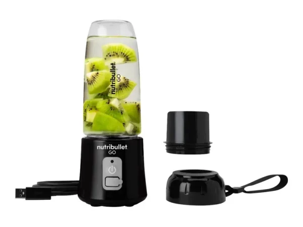 NutriBullet 1636 Go Cordless Blender (Black), 17.8 cm*9.0 cm*9.0 cm