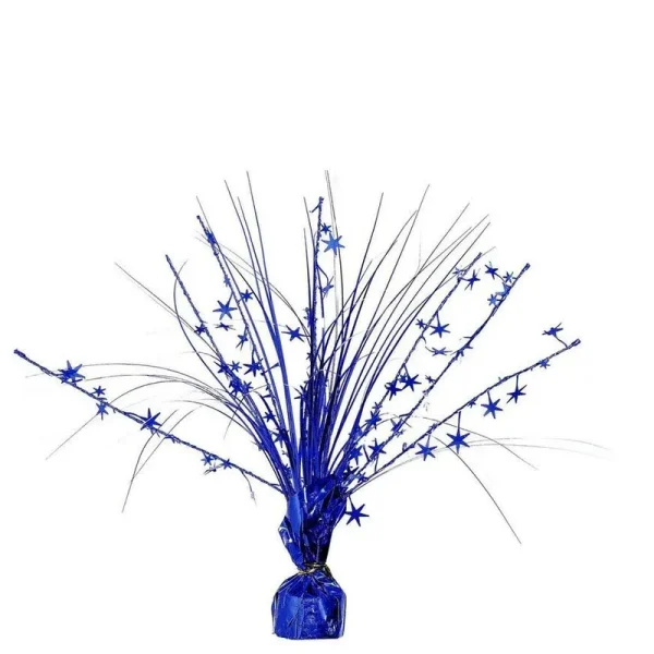 Amscan Foil Spray Centerpiece 12in Blue