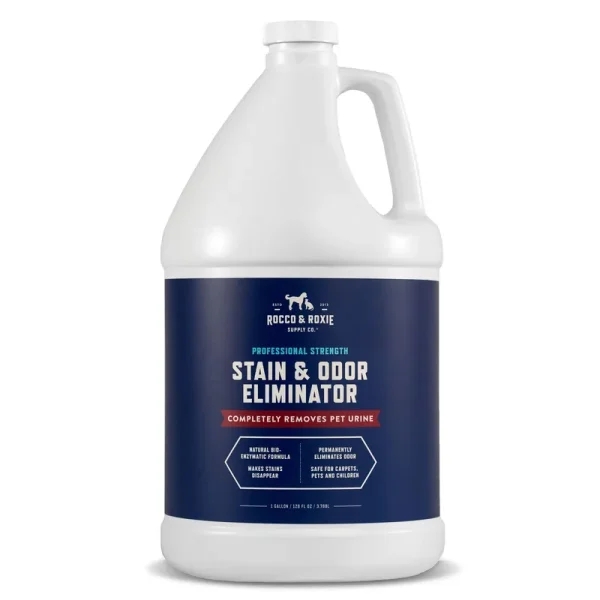 Rocco Roxie Professional Strength Stain Odor Eliminator - Enzyme-Powered Pet