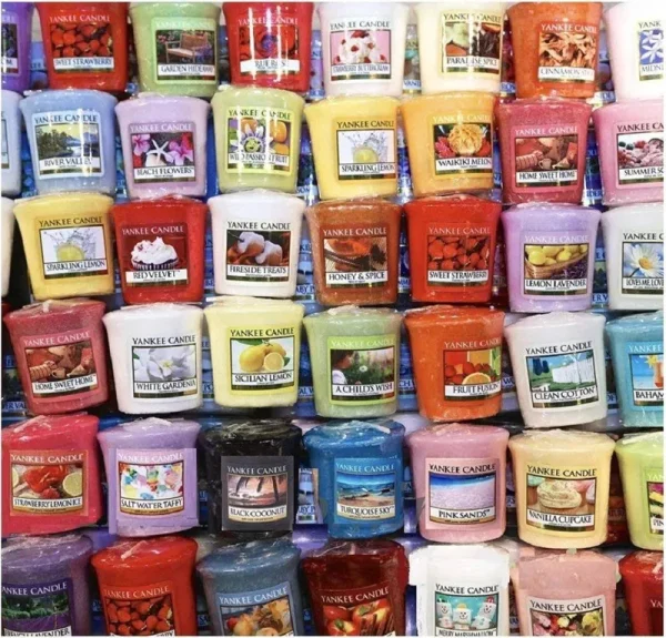 Yankee Candle Votives - Grab Bag of 10 Assorted Yankee Candle Votive Candles - Random Mixed Scents