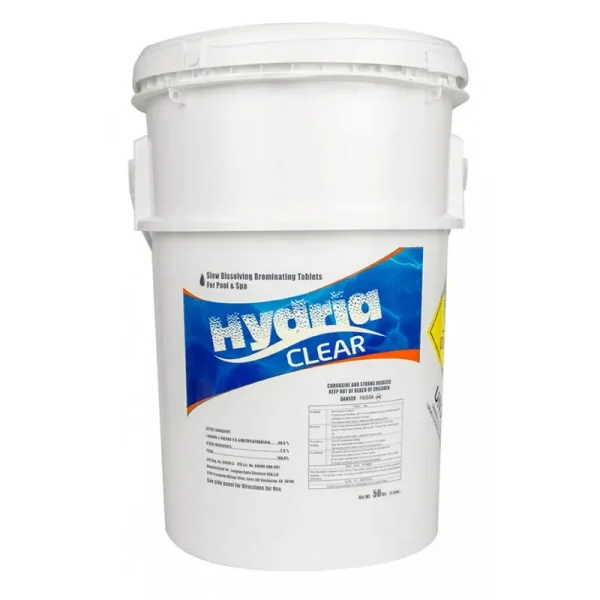 Hydria Clear 1" Bromine Tabs - 50 lbs