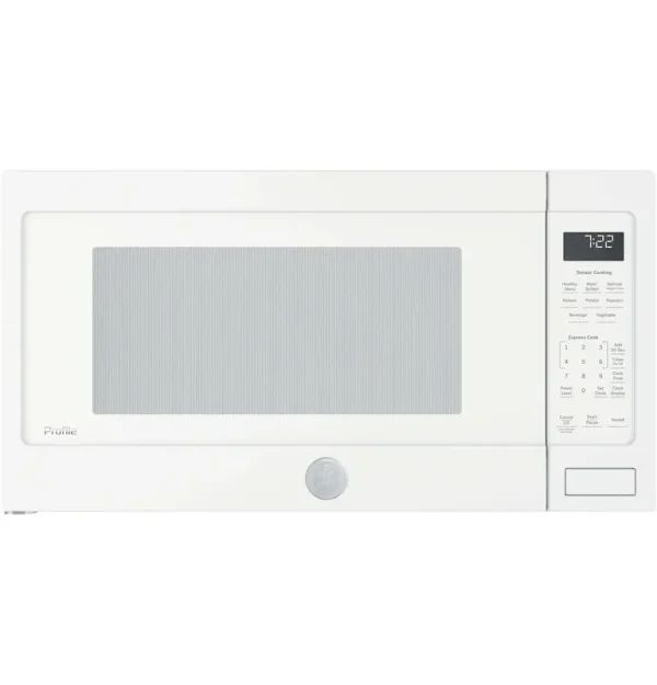 GE PES7227DLWW Profile 2.2 Cu. ft. White Countertop Microwave