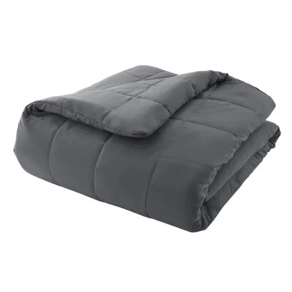 StyleWell Charcoal Gray 12 lb. Weighted Blanket, Grey