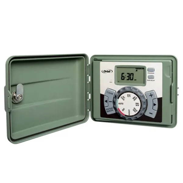 Orbit 57894 4-Station Easy-Set Logic Indoor/Outdoor Sprinkler Timer