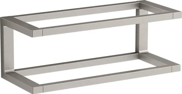 Kohler K-27353 Draft 12" Towel Bar Frame - Vibrant Brushed Nickel