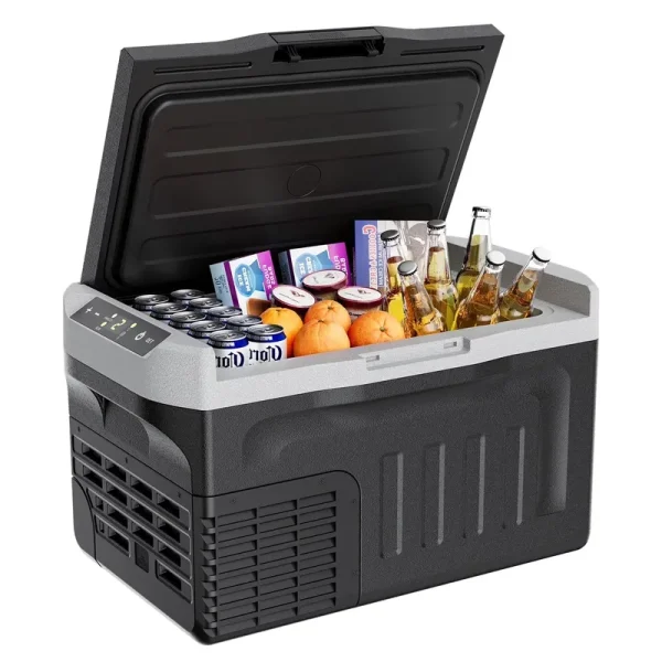 Simzlife 12 Volt Car Refrigerator 22 Quart Portable Fridge Freezer Compressor Cooler 12/24V DC 110~240 Volt AC for Truck Van RV Camper SUV Travel Camping Road Trips
