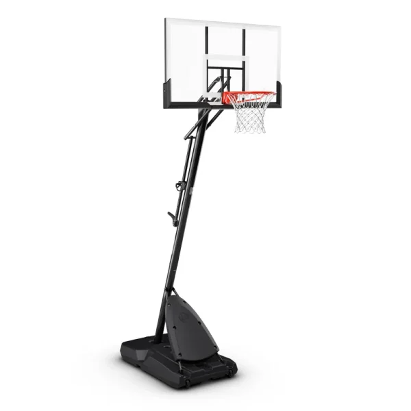 Spalding 54 - Inch Portable Basketball Hoop with Shatter - Proof Polycarbonate Backboard, Adjustable Exactaheight System & Pro Slam Rim - Outdoor Play