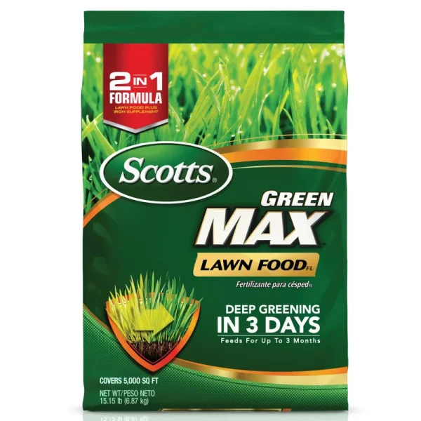 Scotts 15.15 lb. 5,000 Sq. ft. Green Max Lawn Food