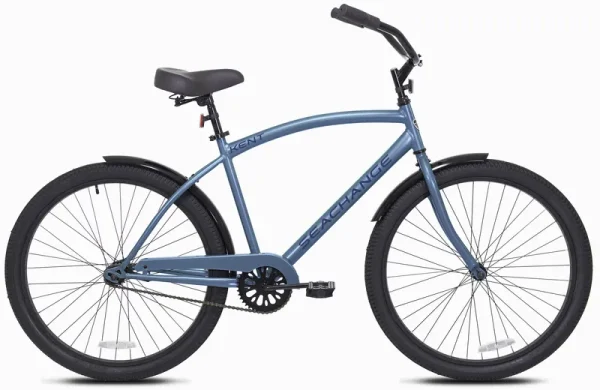 27.5" Kent Bicycles Male Sea Change Beach Cruiser Bike, Metallic Blue, Ages 13+