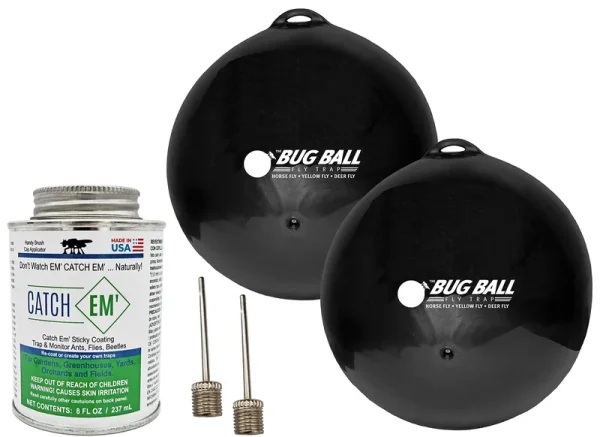 Bug Ball Starter Kit Yellow Fly, Horse Fly, Deer Fly, and Greenhead Fly Trap