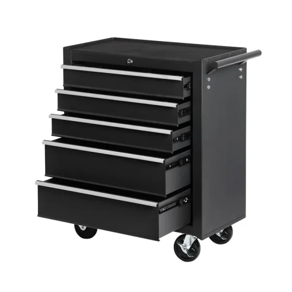 5 - Drawer Rolling Tool Chest Tool Storage Cabinet with Wheels Tool Organizer Box
