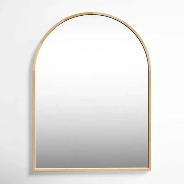 Sherman Modern & Contemporary Mirror Joss & Main Finish: Natural, Size: 31.5" x 23.5"