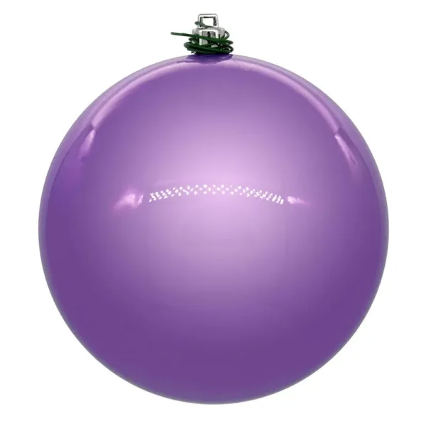 Christmas Ball Ornament (Set of 12) (Set of 12) The Holiday Aisle Color: Lavender