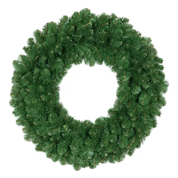 Red Sleigh Oregon Fir 48 in. Unlit Artificial Commercial Christmas Wreath, Green