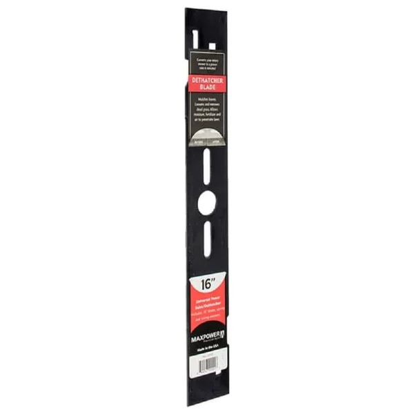 Maxpower 330100 16" Universal Power Rake/Dethatcher Lawn Mower Blade