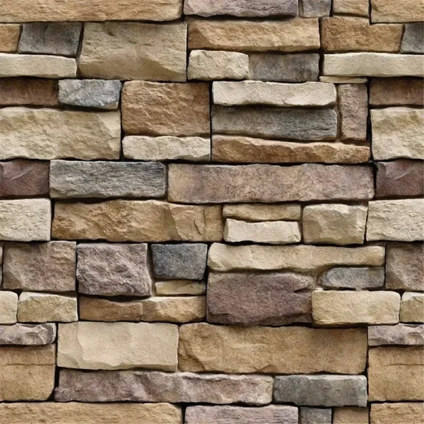 Yancorp 10ft Peel and Stick Wallpaper Stone Brick Wallpaper Waterproof Self-Adhesive Backsplash Easily Removable Wall Covering