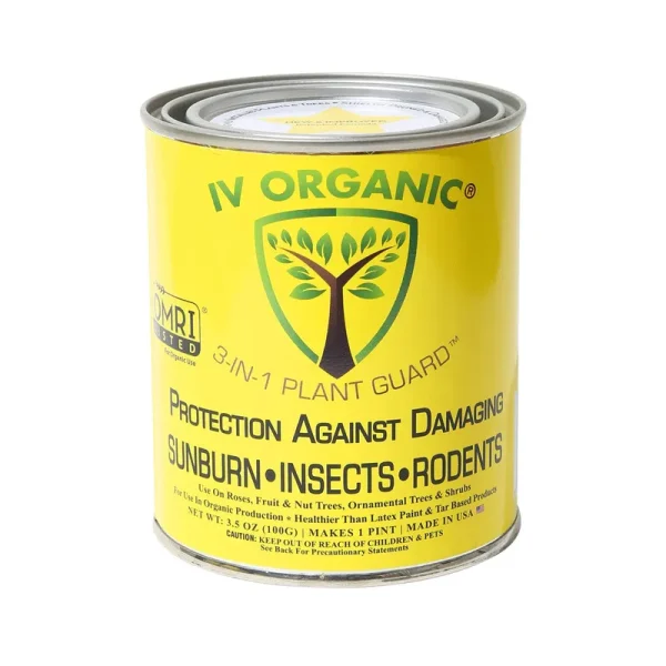 IV Organic 3-in-1 Plant Guard 1 Pint White
