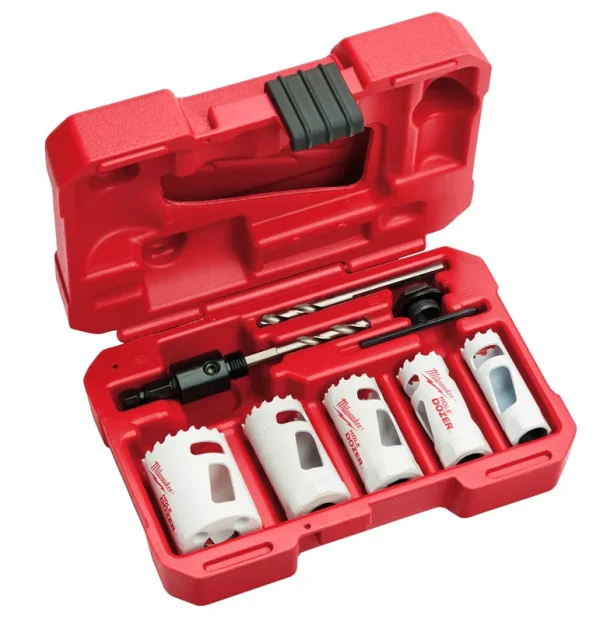 Milwaukee 49-22-4006 9 Piece General Purpose Hole Dozer Hole Saw Kit