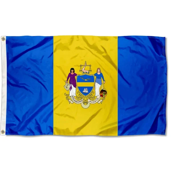 City of Philadelphia Flag 3x5 Foot Banner