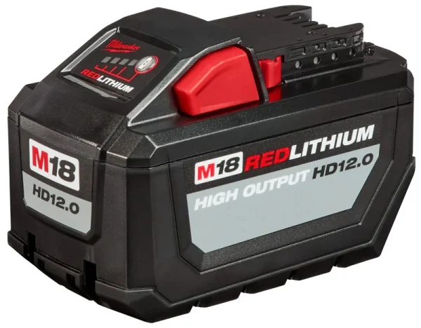 Milwaukee M18 Red Li-ion High Output HD 12.0 Ah 18V Battery 48-11-1812