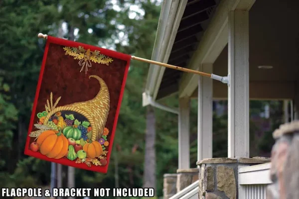Toland Home Garden Cornucopia House Flag - 28 x 40 in.