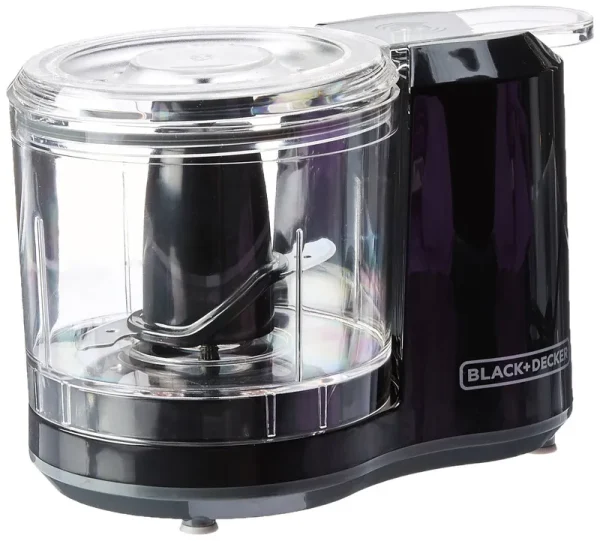 Black+Decker One-Touch Electric Food Chopper, Black