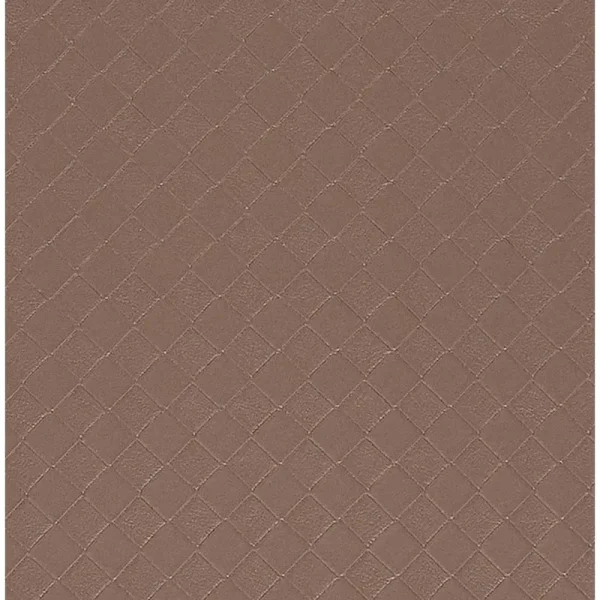 Chef Gear Mocha 17.5 in. x 48 in. PVC Basketweave Half Circle Anti-Fatigue Mat
