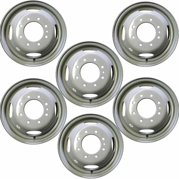 Set of 6 New 16" Dually Steel Wheels for 1999 - 2004 Ford F350SD DRW Super - Duty OEM Design Rim