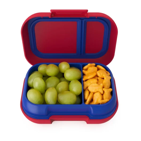Bentgo Kids Leak-Proof Snack Container ,Red/Royal