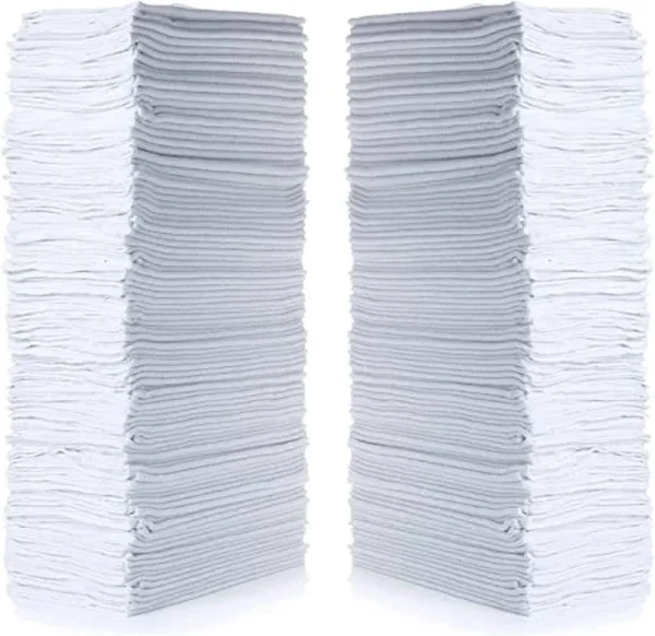 Simpli-Magic 79100 White 14 inchx12 inch, 50 Pack Shop Towels