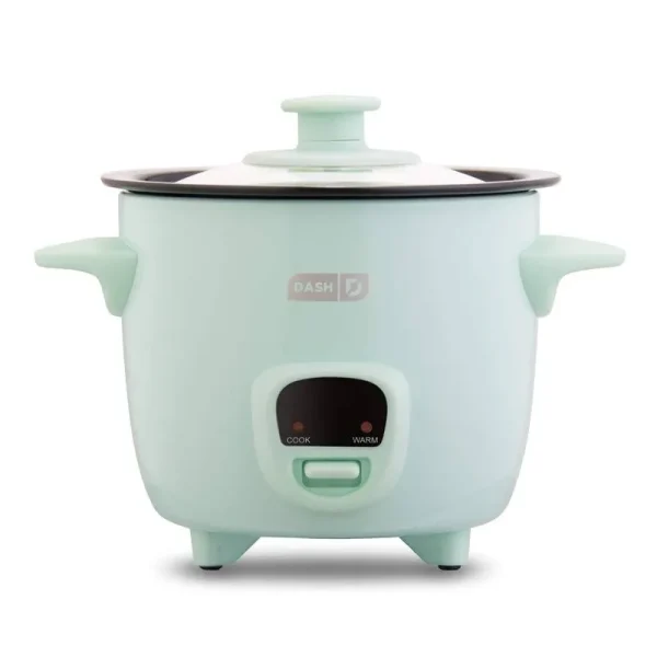 Dash Mini Rice Cooker and Steamer - Aqua
