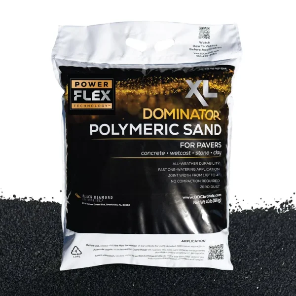 Dominator 40 lbs. XL Polymeric Sand Midnight Black