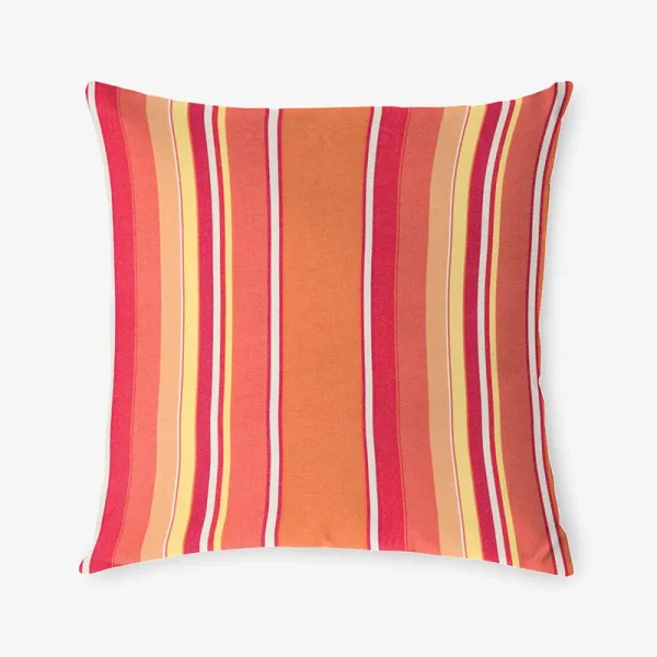 Sunbrella Outdoor Toss Pillows - Dolce Mango - Orange/Coral One Size Polyester Synthetic | The Company Store