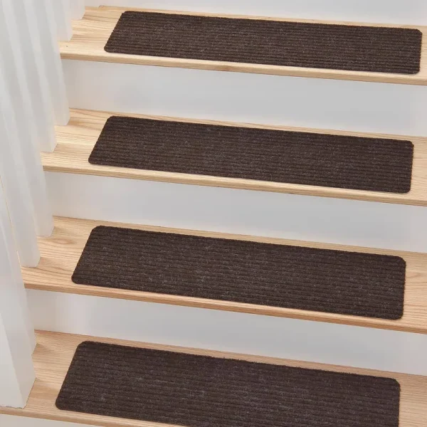 MBIGM 8 x 30 7 in Pack Non-Slip Carpet Stair Treads Non-Skid Safety Rug Slip Resistant Indoor Runner for Kids Elders and Pets at MechanicSurplus.com