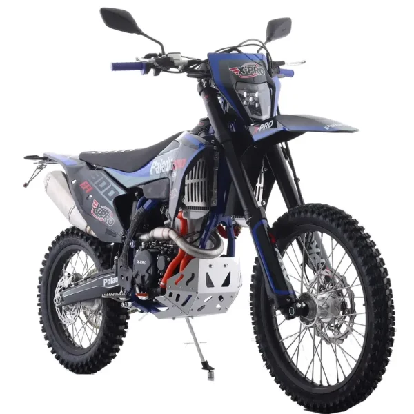 X - Pro Paladin 300 EFI Dirt Bike with 6 - Speed Manual Transmission and Balance Shaft and Dual Overhead Camshaft (DOHC) with Four Valves Engine, Electric Start! Big 21"/18" Wheels!