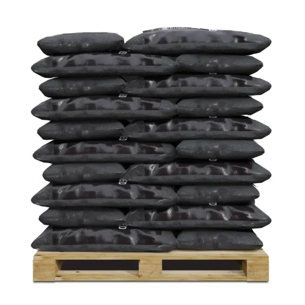 Rubberific Black Shredded Rubber Mulch, 75 Cu ft