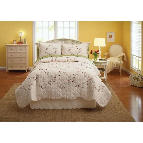 Better Homes & Gardens Hannalore Cotton Quilt, Twin