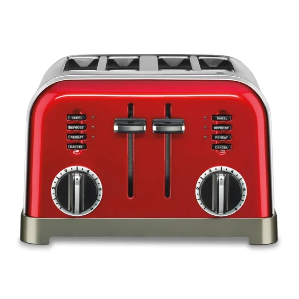 Cuisinart 4 Slice Metal Classic Toaster - Red