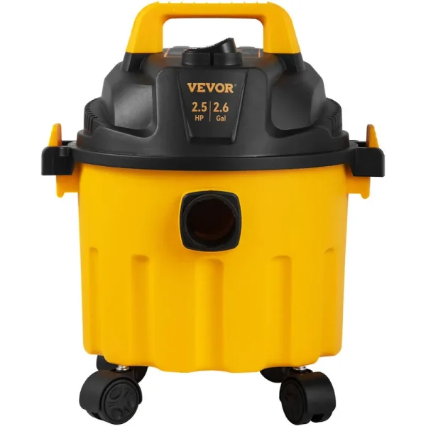 VEVOR Wet Dry VAC, 2.6 Gallon, 2.5 Peak HP, 3 in 1 Shop Vacuum with Blowing Function, Portable with Attachments to Clean Floo