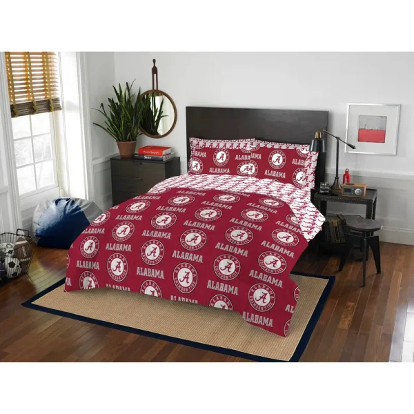 Northwest NCAA Alabama Crimson Tide Bed in A Bag Set, Full, Rotary